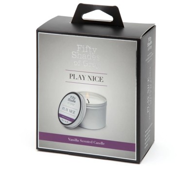 Świeca do masażu - Fifty Shades of Grey Play Nice Vanilla Candle 90g